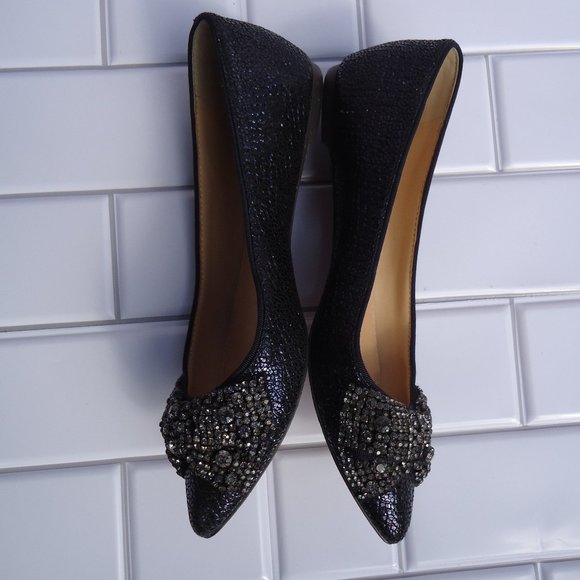 SIZE 6.5 M. TORY BURCH ‘Vanessa’ leather flats - Picture 8 of 16